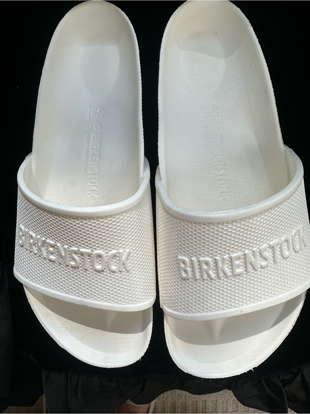 NIB Birkenstock Barbados Eva Slides White Sz 41